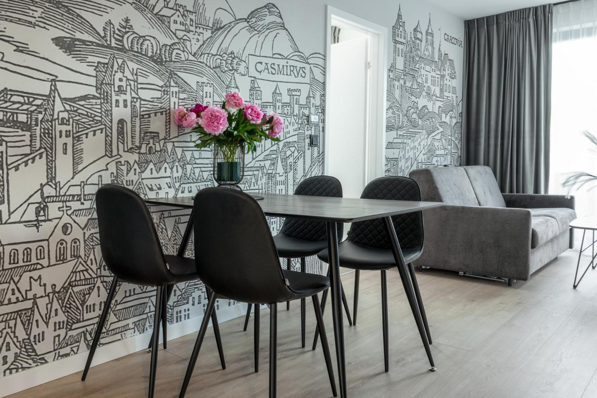 Inpoint Spacious Apartments Near Main Square & Kazimierz District 크라쿠프 객실 사진
